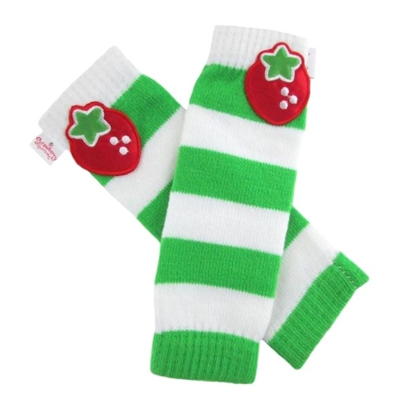 Strawberry Shortcake Leg Warmers Girls - Picture 2 of 3